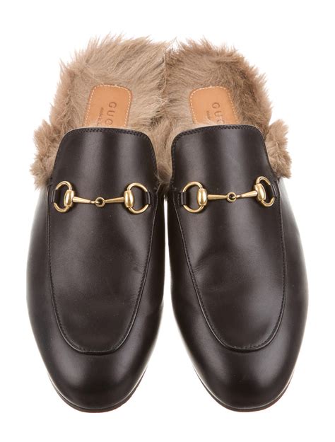 fur gucci mules